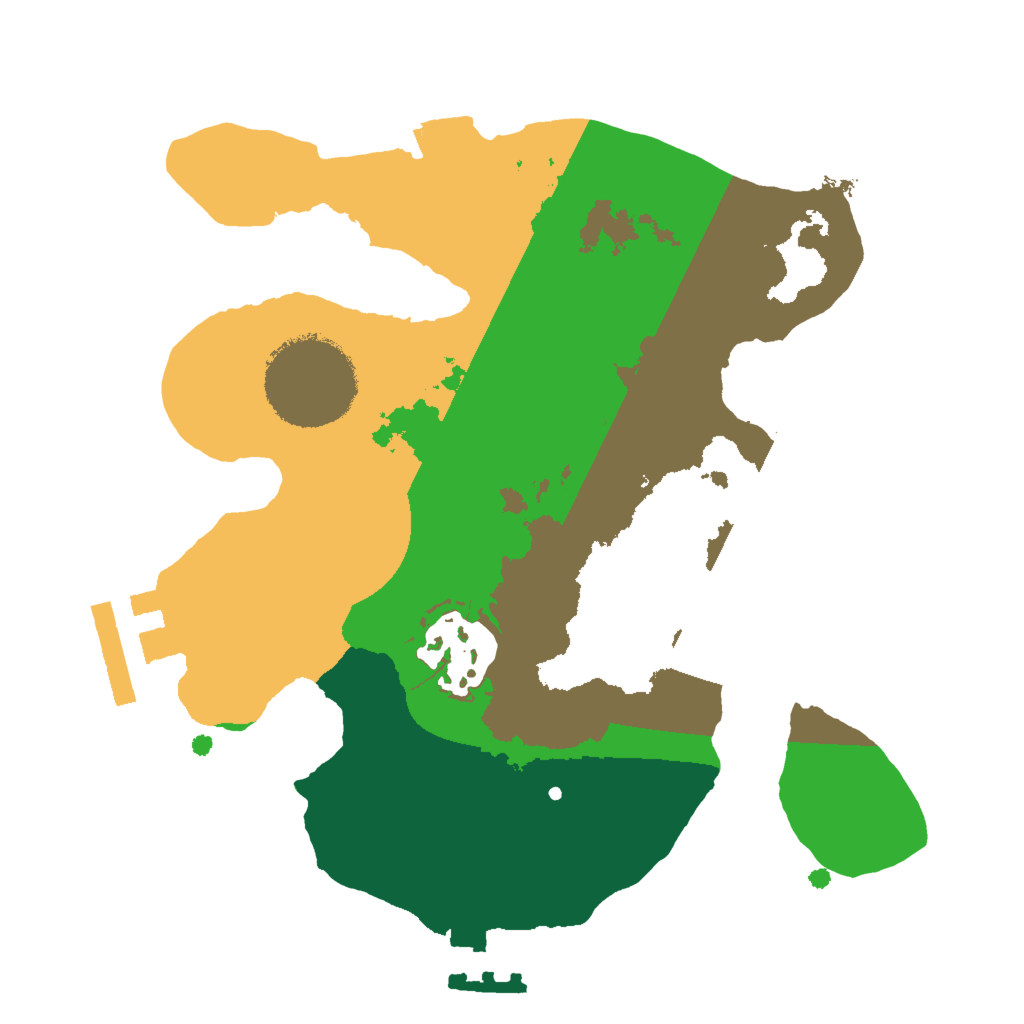 Biome Rust Map: Procedural Map, Size: 2000, Seed: 5077651