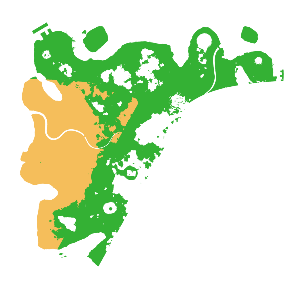 Biome Rust Map: Procedural Map, Size: 3500, Seed: 130499446