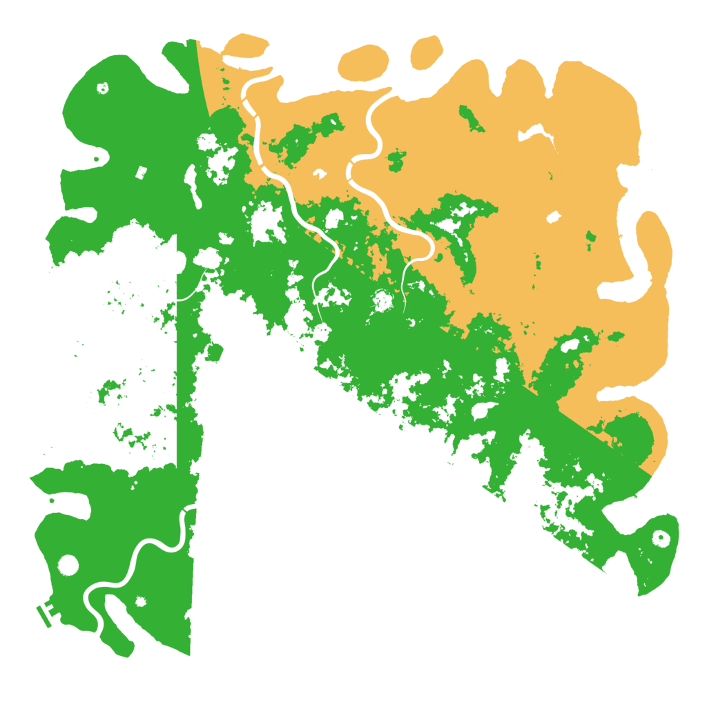 Biome Rust Map: Procedural Map, Size: 6000, Seed: 1639940482