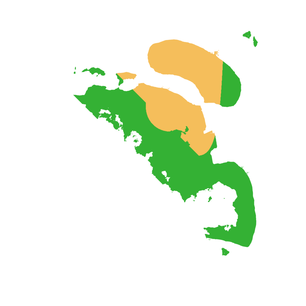 Biome Rust Map: Procedural Map, Size: 2000, Seed: 8899