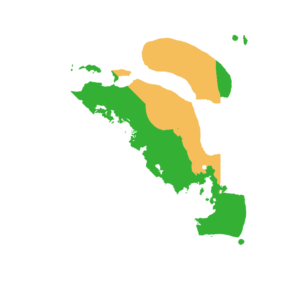 Biome Rust Map: Procedural Map, Size: 2000, Seed: 8899