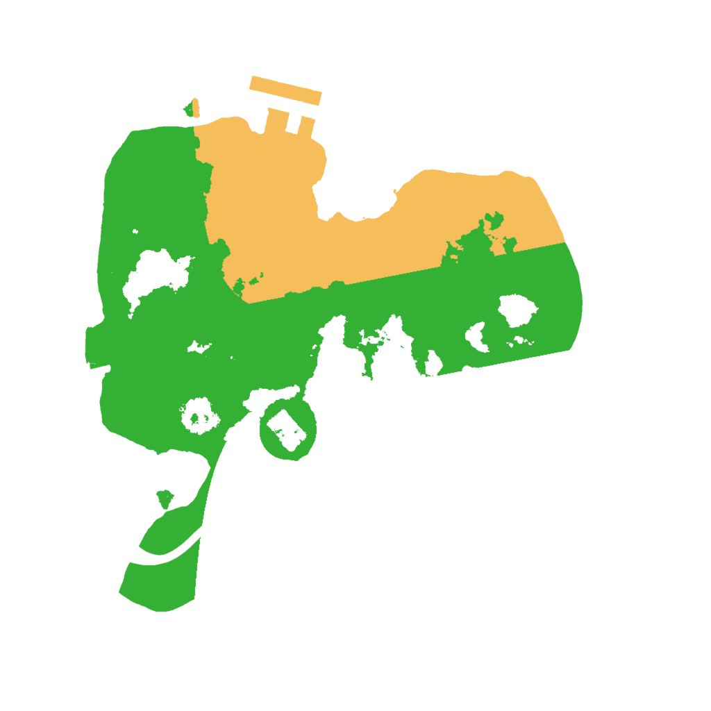 Biome Rust Map: Procedural Map, Size: 2000, Seed: 1198470935