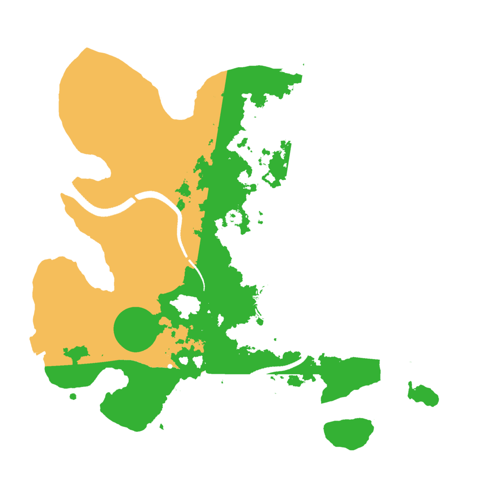 Biome Rust Map: Procedural Map, Size: 3000, Seed: 87699141