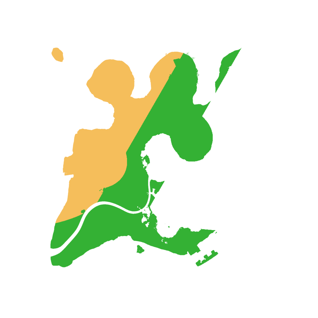 Biome Rust Map: Procedural Map, Size: 2001, Seed: 669