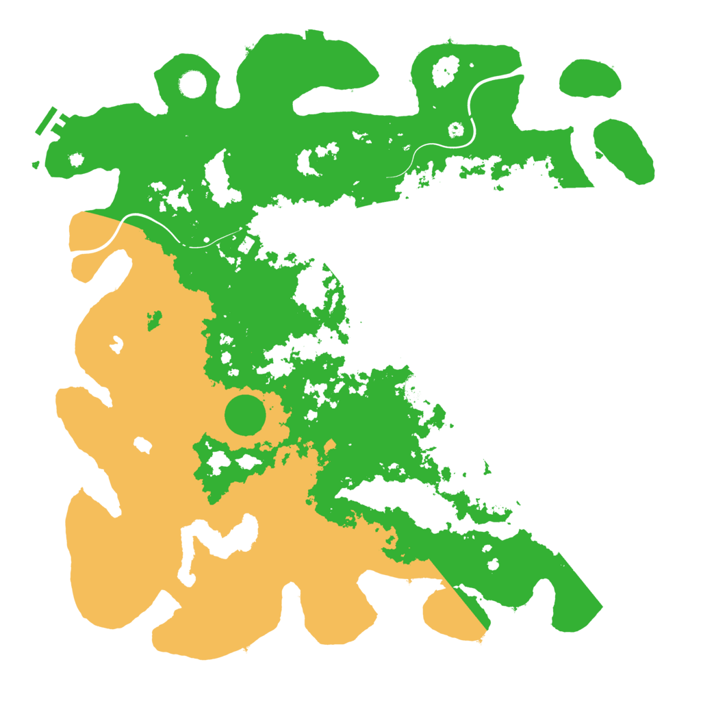 Biome Rust Map: Procedural Map, Size: 4500, Seed: 165846