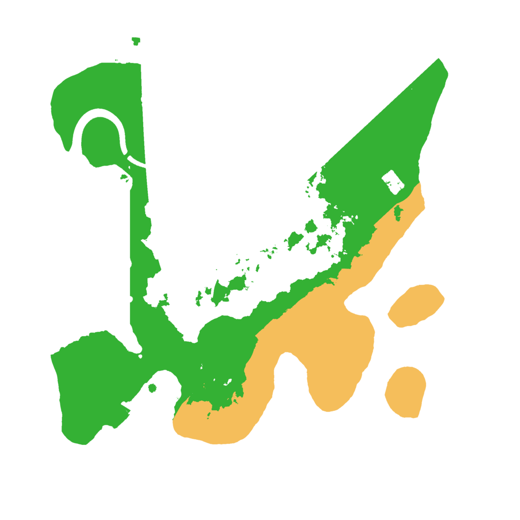Biome Rust Map: Procedural Map, Size: 2500, Seed: 1684199799
