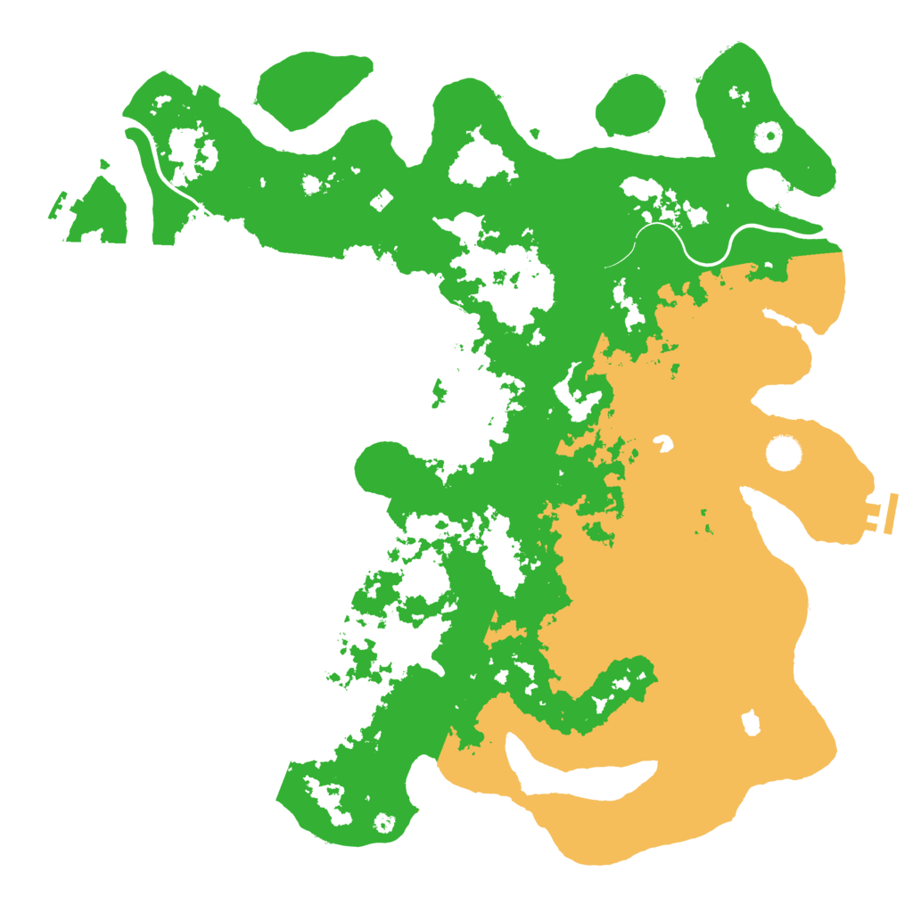 Biome Rust Map: Procedural Map, Size: 4500, Seed: 756632467