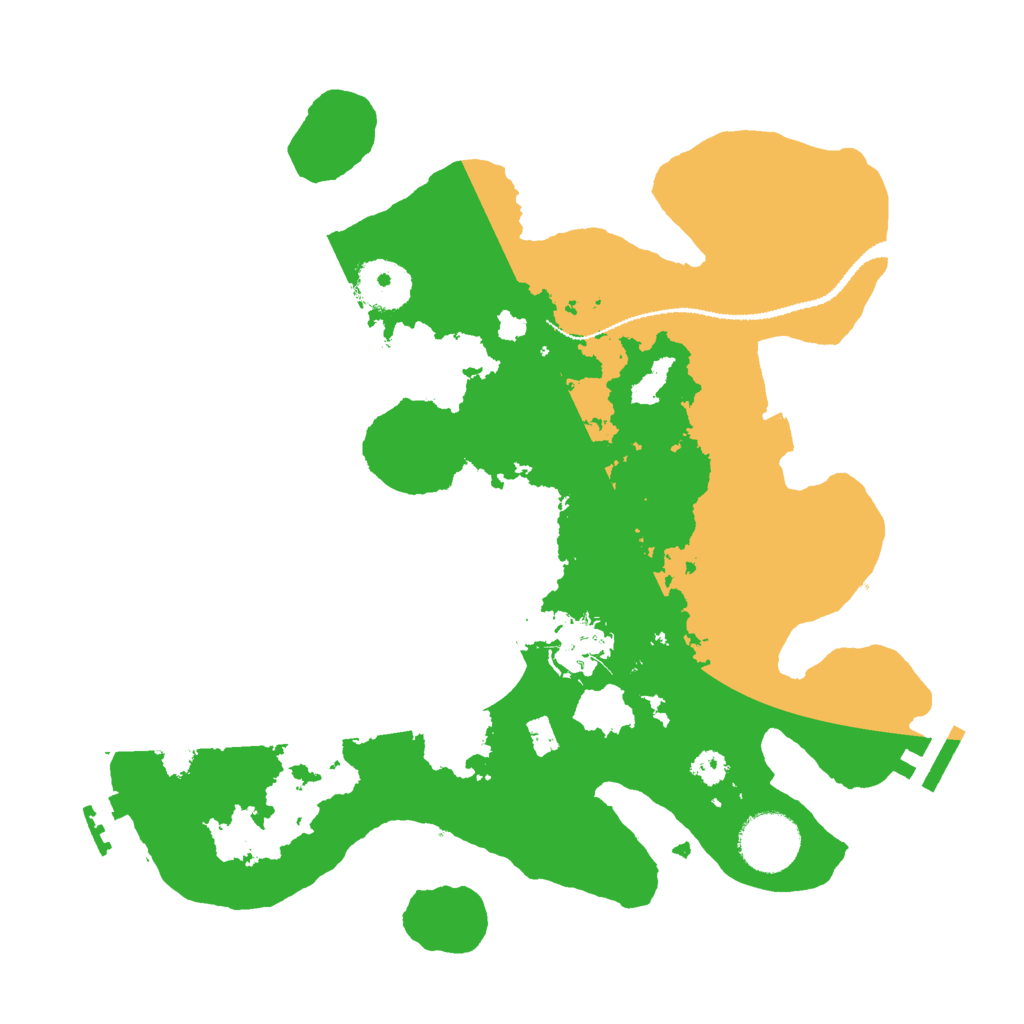 Biome Rust Map: Procedural Map, Size: 3000, Seed: 5712436