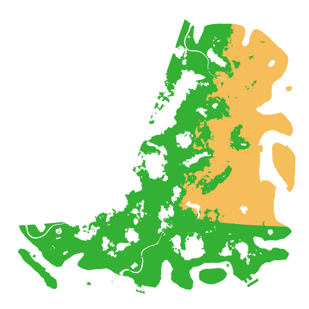 Biome Rust Map: Procedural Map, Size: 5000, Seed: 43776