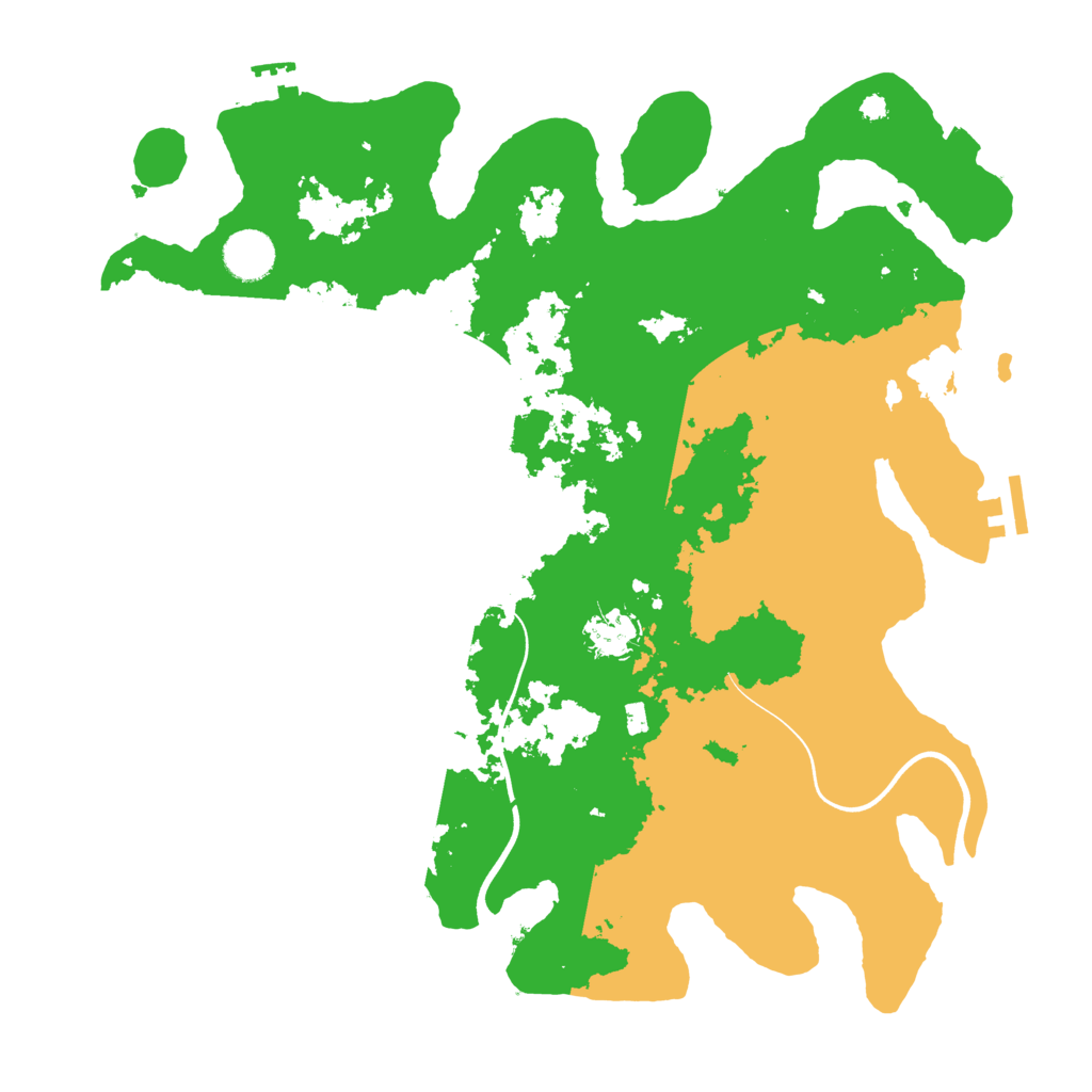 Biome Rust Map: Procedural Map, Size: 3750, Seed: 1051278649