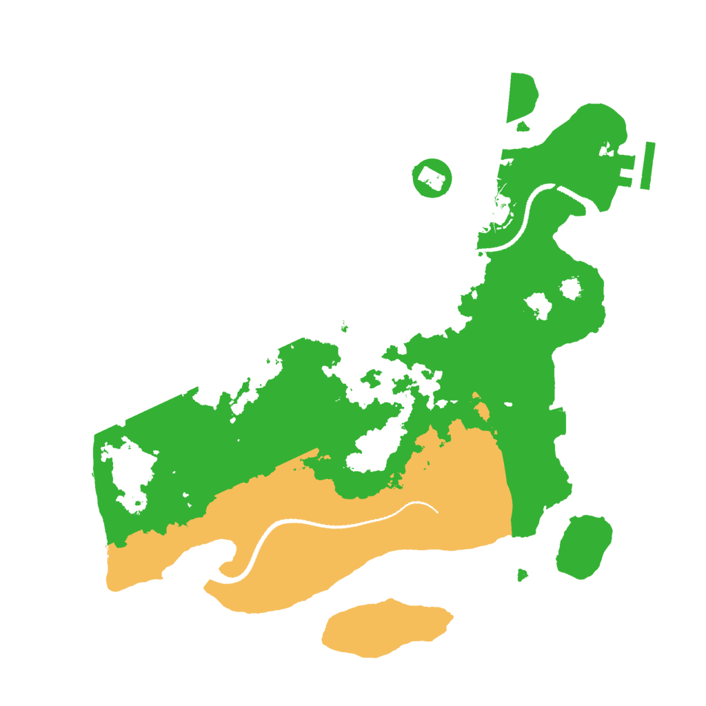 Biome Rust Map: Procedural Map, Size: 3000, Seed: 5229619