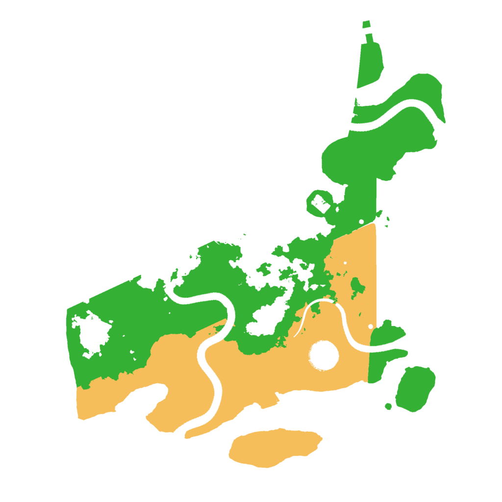 Biome Rust Map: Procedural Map, Size: 3000, Seed: 5229619