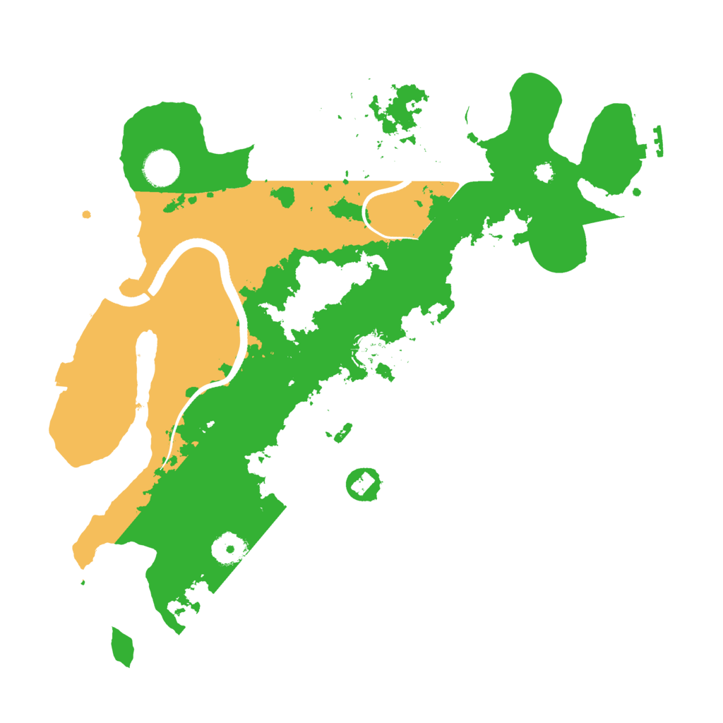 Biome Rust Map: Procedural Map, Size: 3500, Seed: 279814314