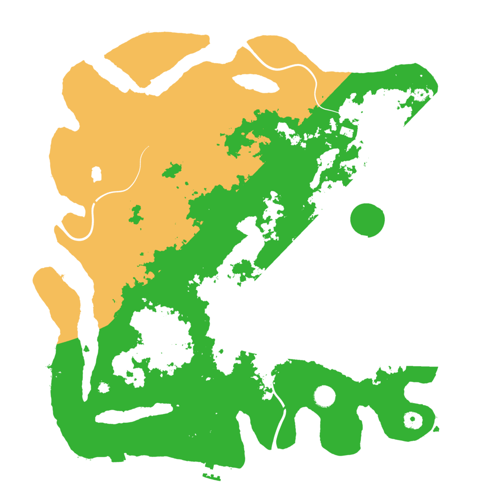 Biome Rust Map: Procedural Map, Size: 4100, Seed: 6288519