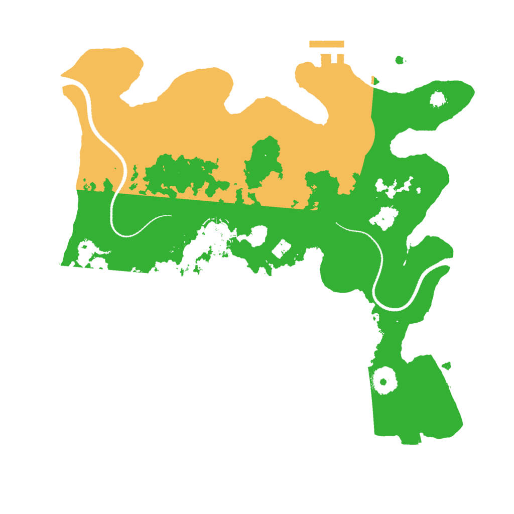 Biome Rust Map: Procedural Map, Size: 3000, Seed: 17814