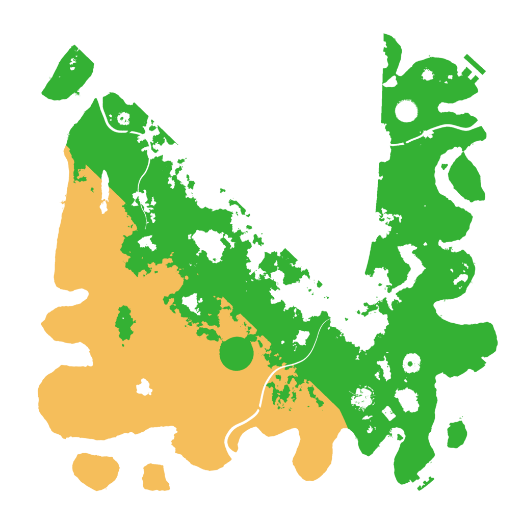 Biome Rust Map: Procedural Map, Size: 4100, Seed: 20635321