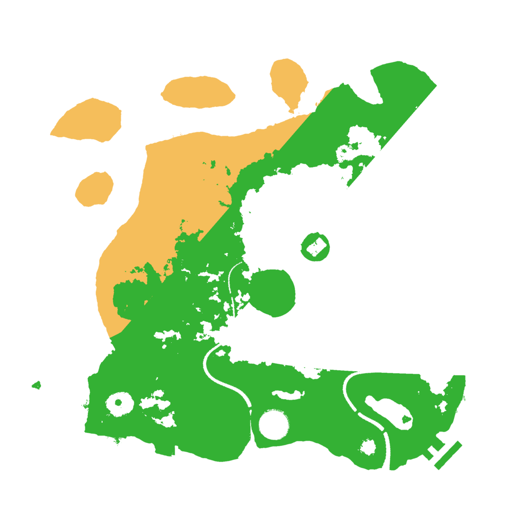 Biome Rust Map: Procedural Map, Size: 3000, Seed: 89958