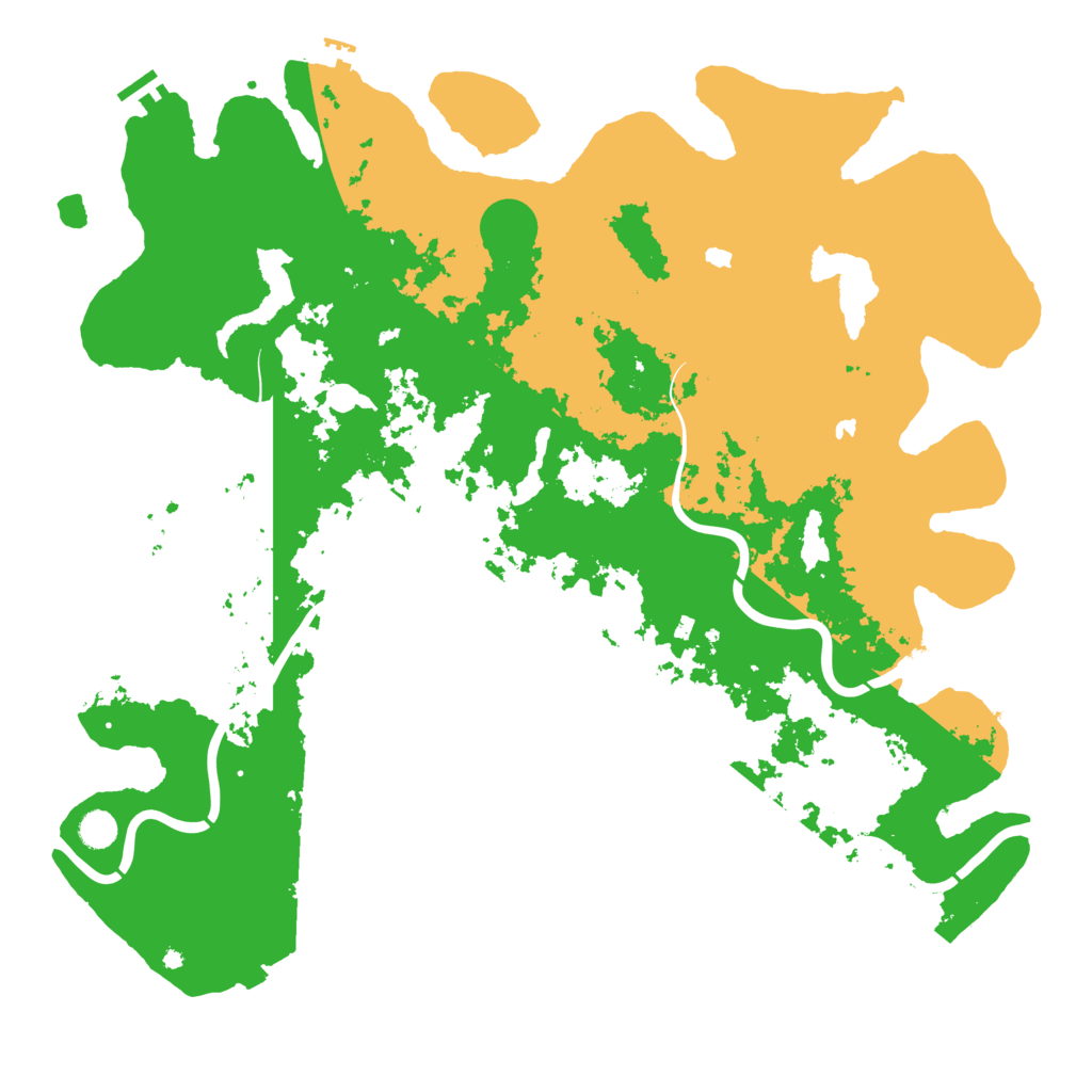 Biome Rust Map: Procedural Map, Size: 5000, Seed: 1595640785