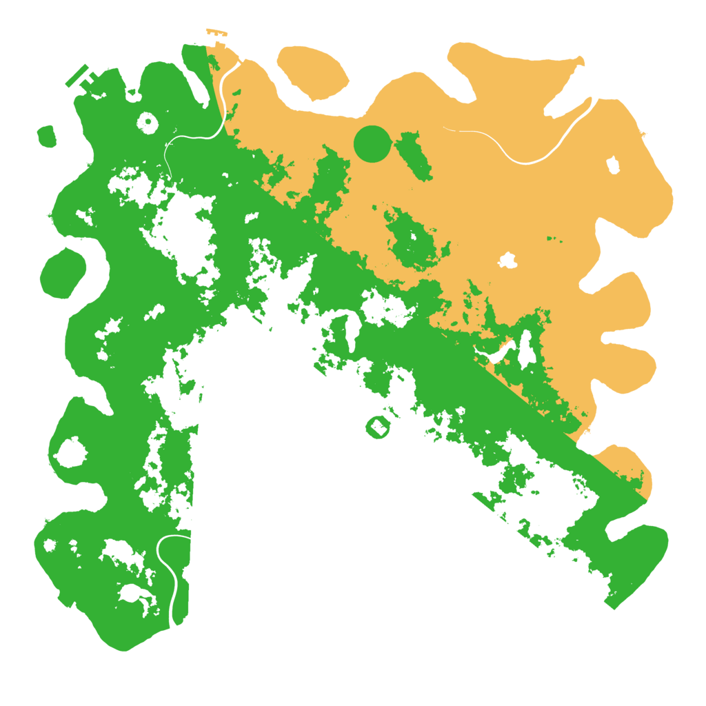 Biome Rust Map: Procedural Map, Size: 5000, Seed: 1595640785