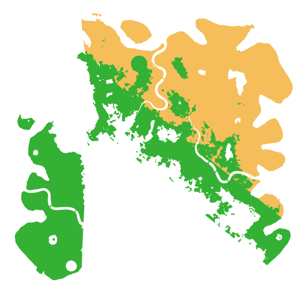 Biome Rust Map: Procedural Map, Size: 5000, Seed: 1595640785