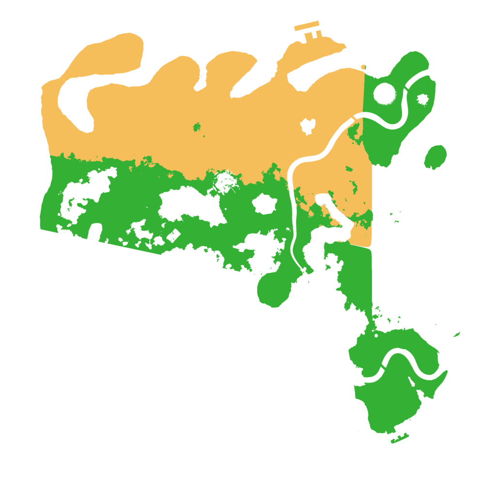 Biome Rust Map: Procedural Map, Size: 4000, Seed: 254306917