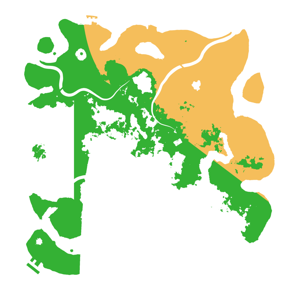 Biome Rust Map: Procedural Map, Size: 4000, Seed: 1146421161