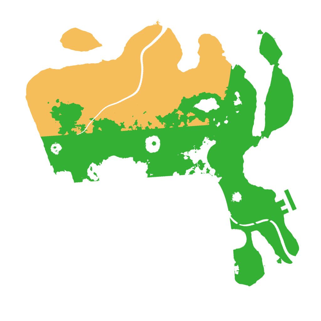 Biome Rust Map: Procedural Map, Size: 3000, Seed: 32154