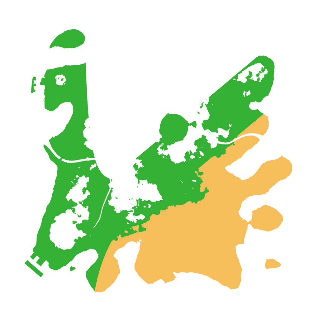 Biome Rust Map: Procedural Map, Size: 3000, Seed: 347460747