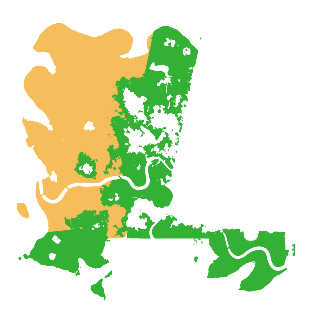 Biome Rust Map: Procedural Map, Size: 4000, Seed: 157313