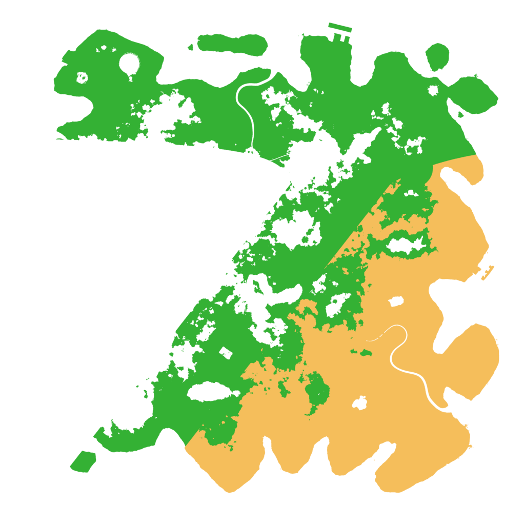 Biome Rust Map: Procedural Map, Size: 4500, Seed: 875466817