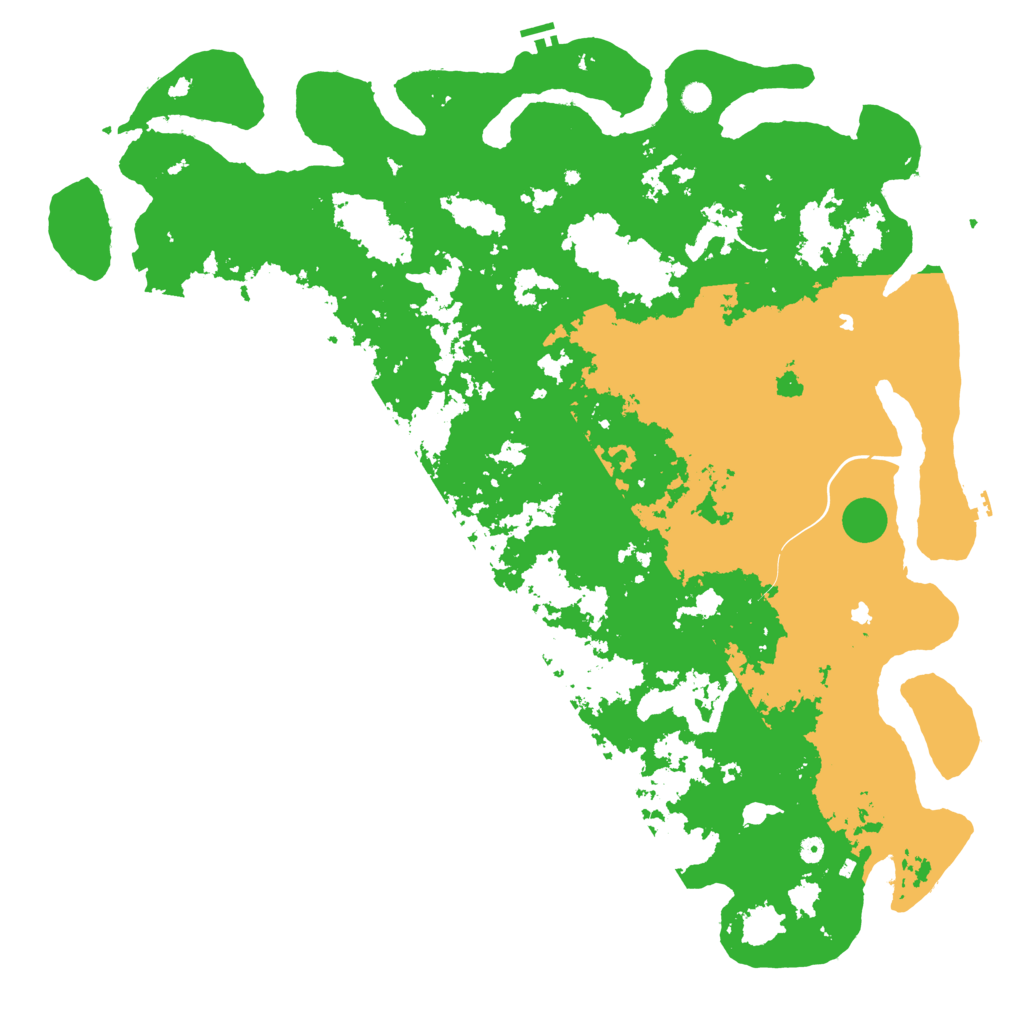 Biome Rust Map: Procedural Map, Size: 6000, Seed: 614214536