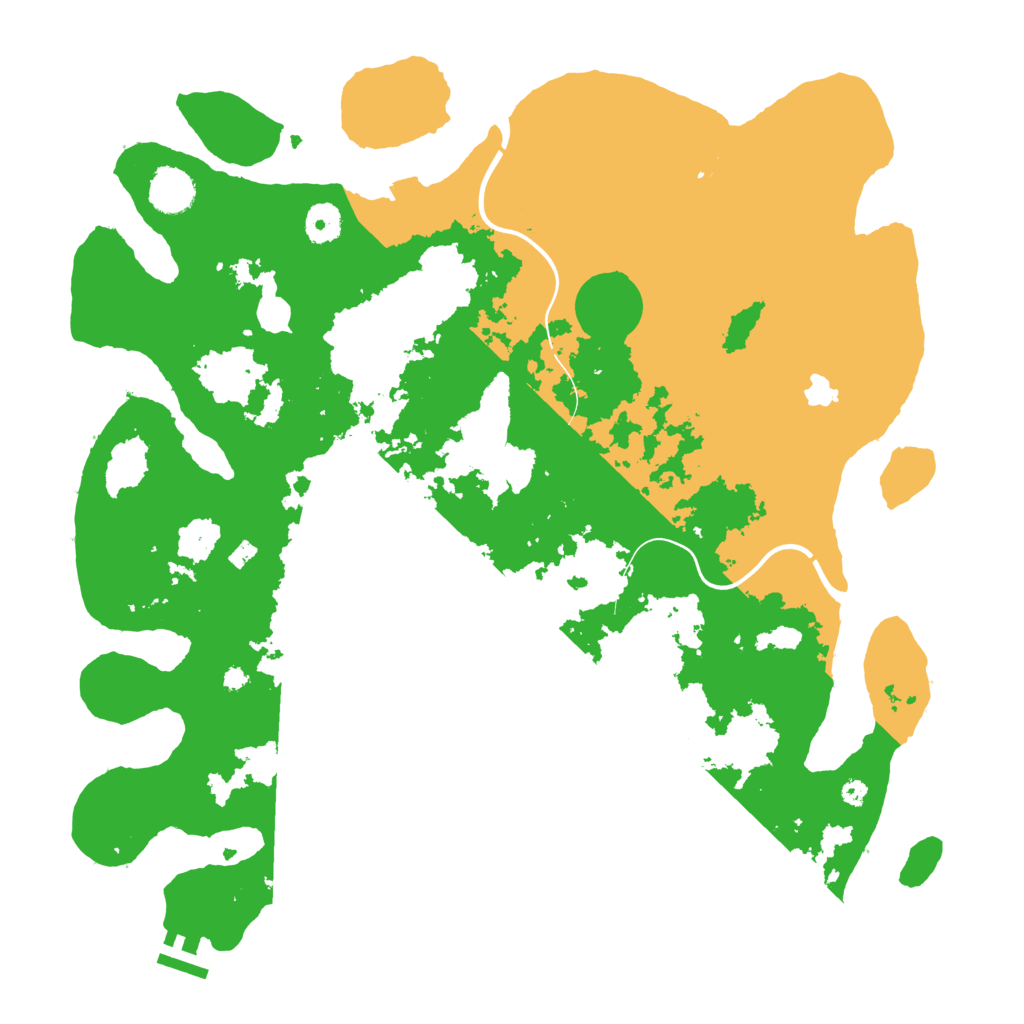 Biome Rust Map: Procedural Map, Size: 4000, Seed: 1615568678