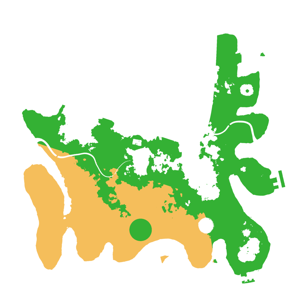 Biome Rust Map: Procedural Map, Size: 3500, Seed: 1030628842