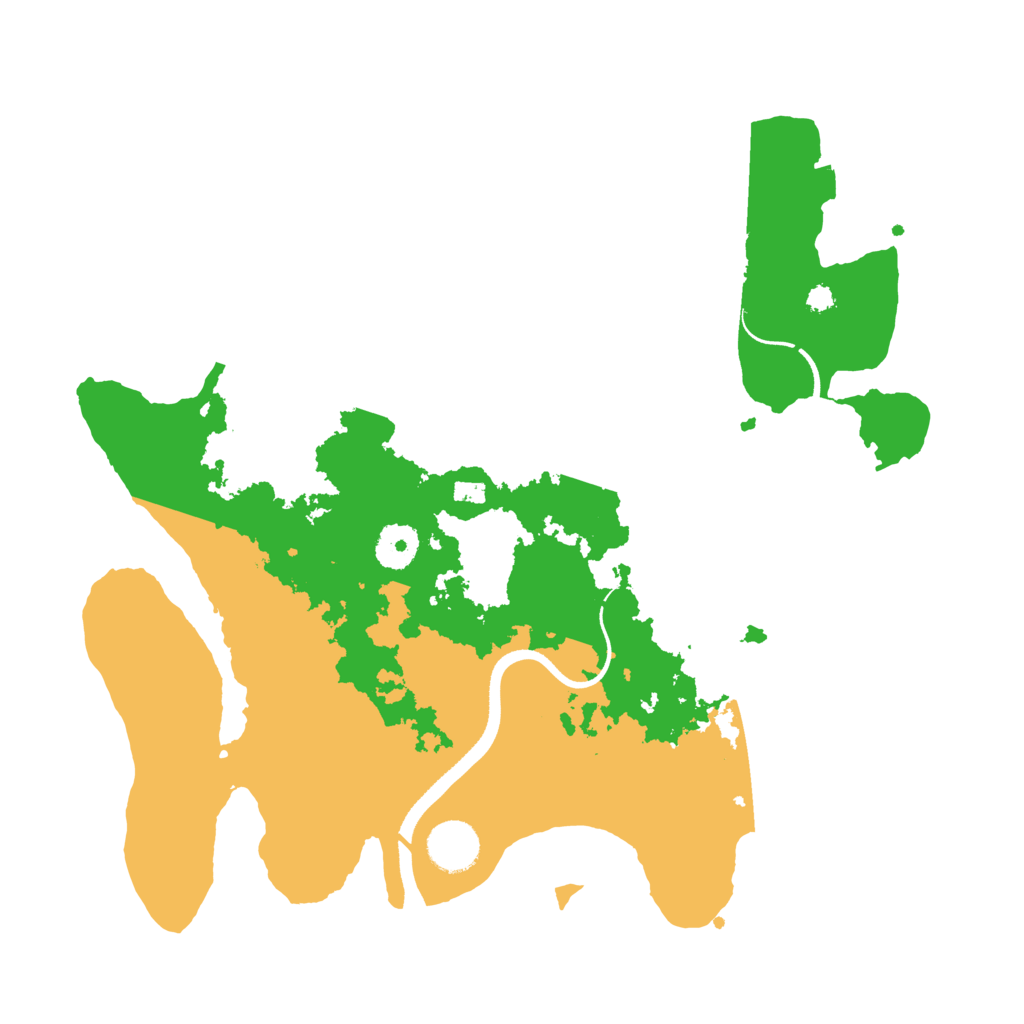 Biome Rust Map: Procedural Map, Size: 3500, Seed: 1030628842