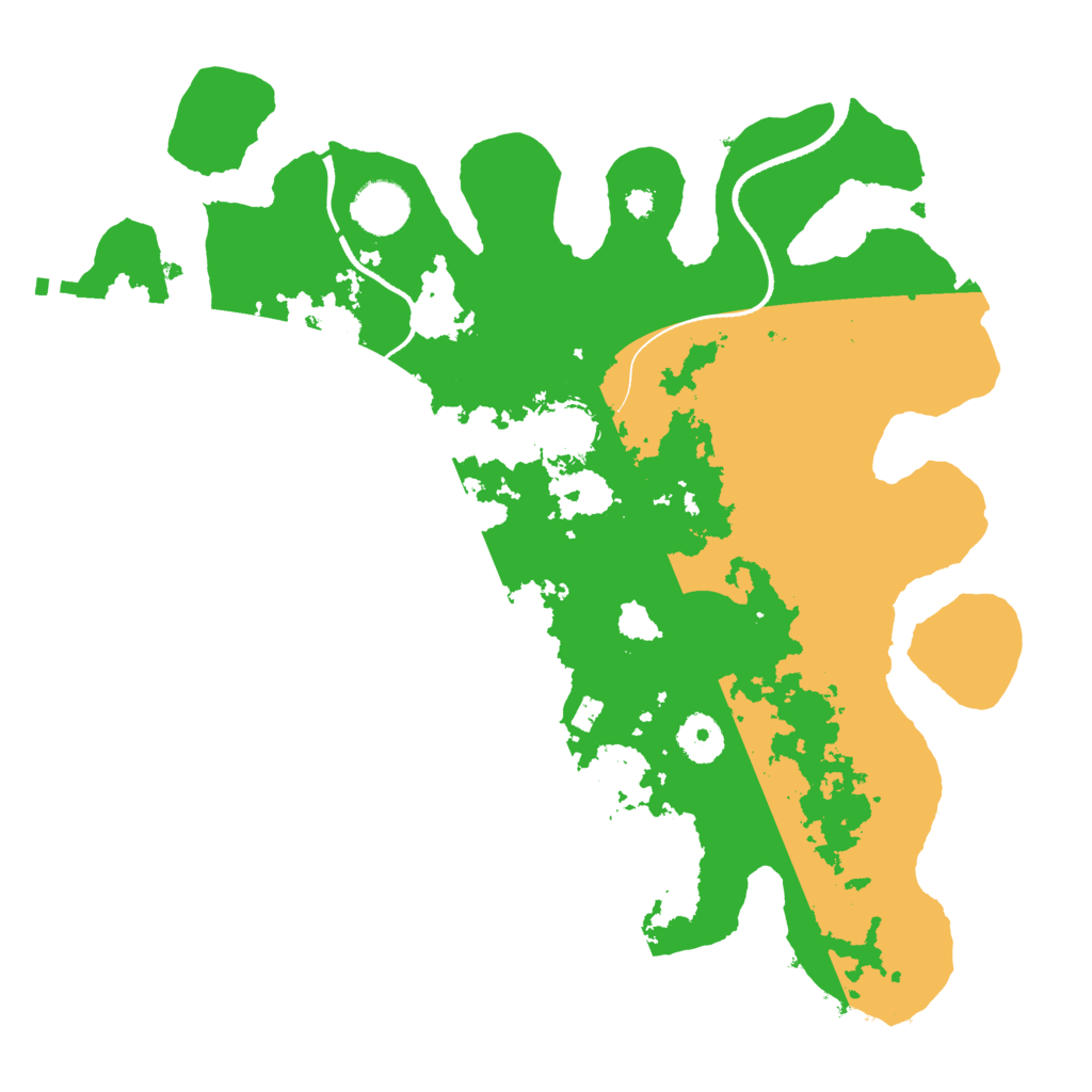 Biome Rust Map: Procedural Map, Size: 3500, Seed: 1817318452