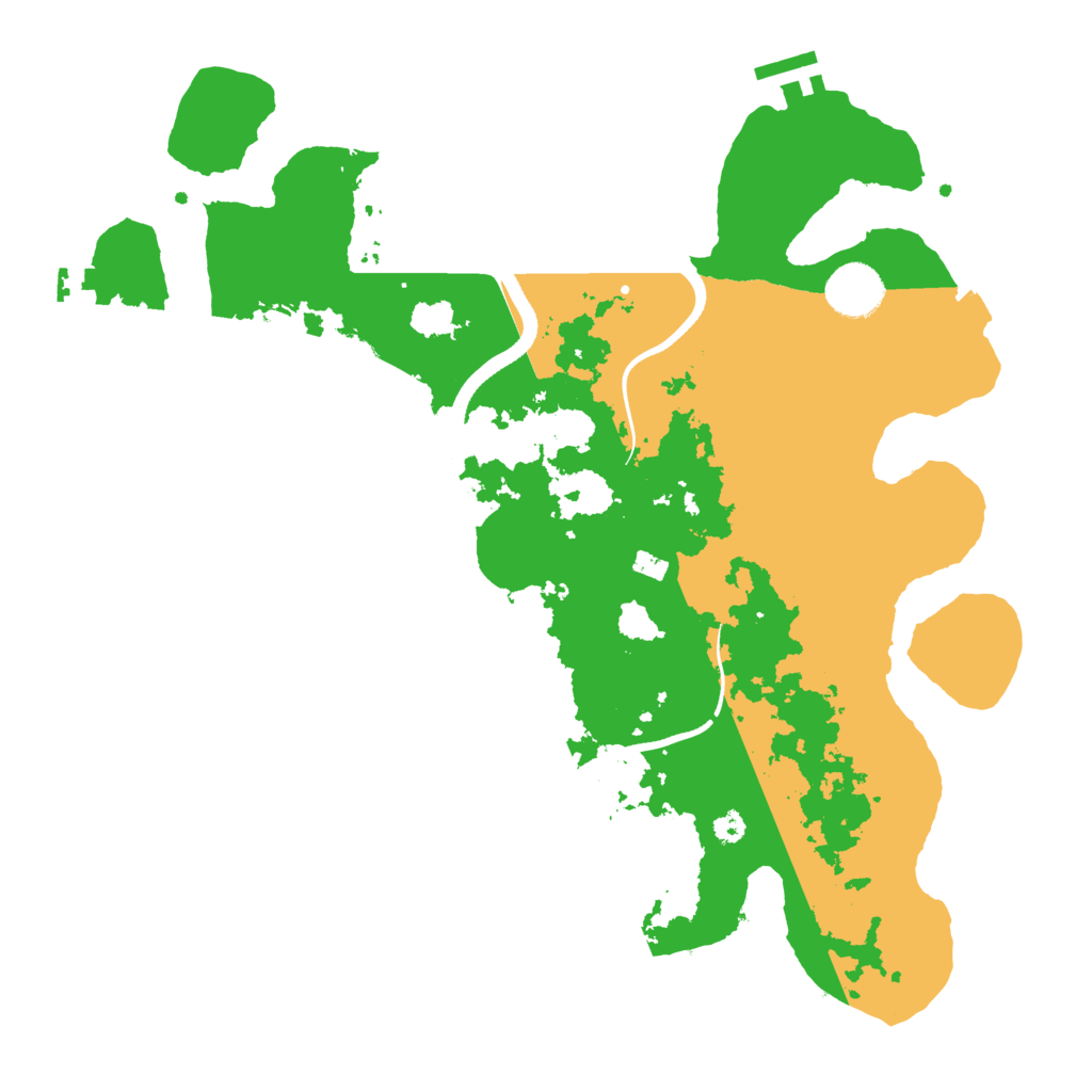 Biome Rust Map: Procedural Map, Size: 3500, Seed: 1817318452