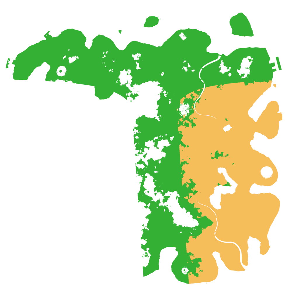 Biome Rust Map: Procedural Map, Size: 4450, Seed: 100