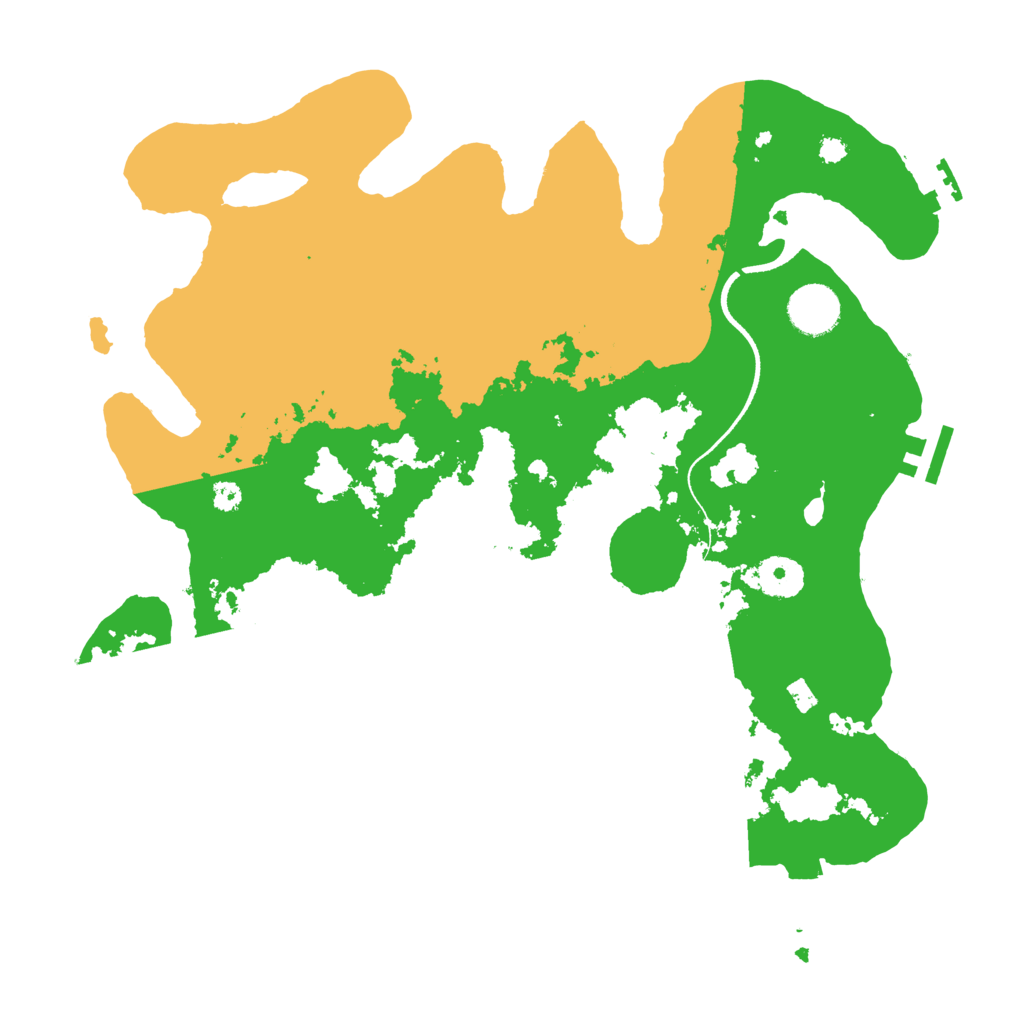 Biome Rust Map: Procedural Map, Size: 3500, Seed: 5457721