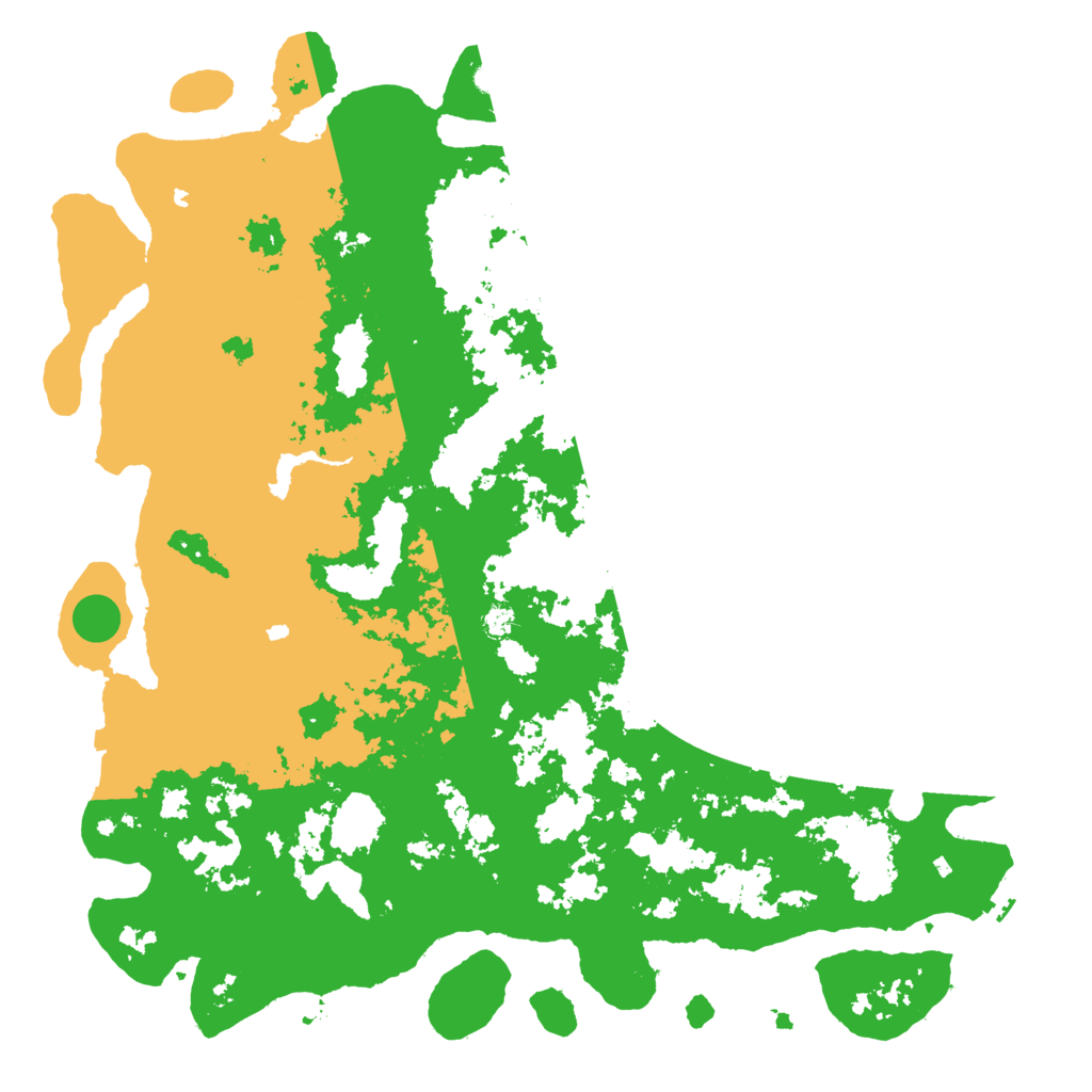 Biome Rust Map: Procedural Map, Size: 6000, Seed: 9568123