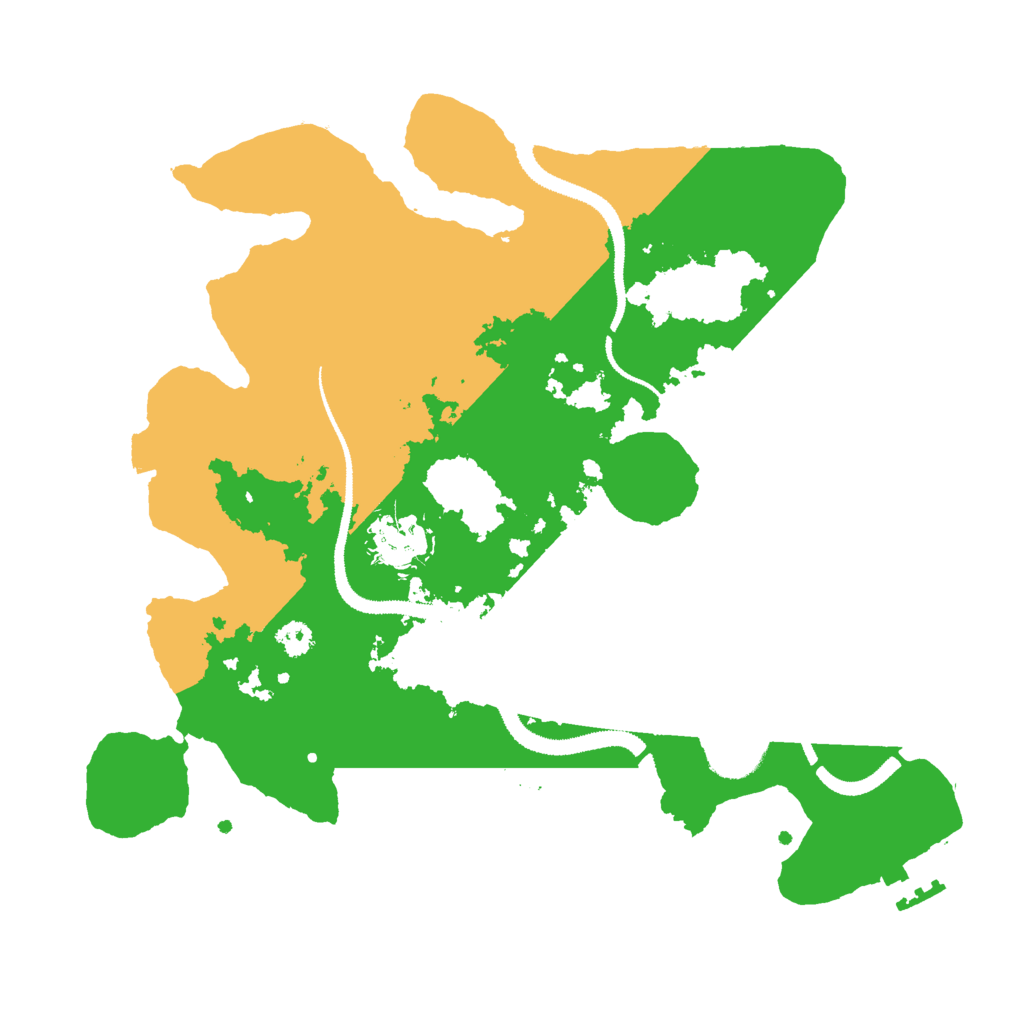 Biome Rust Map: Procedural Map, Size: 3000, Seed: 1589404610