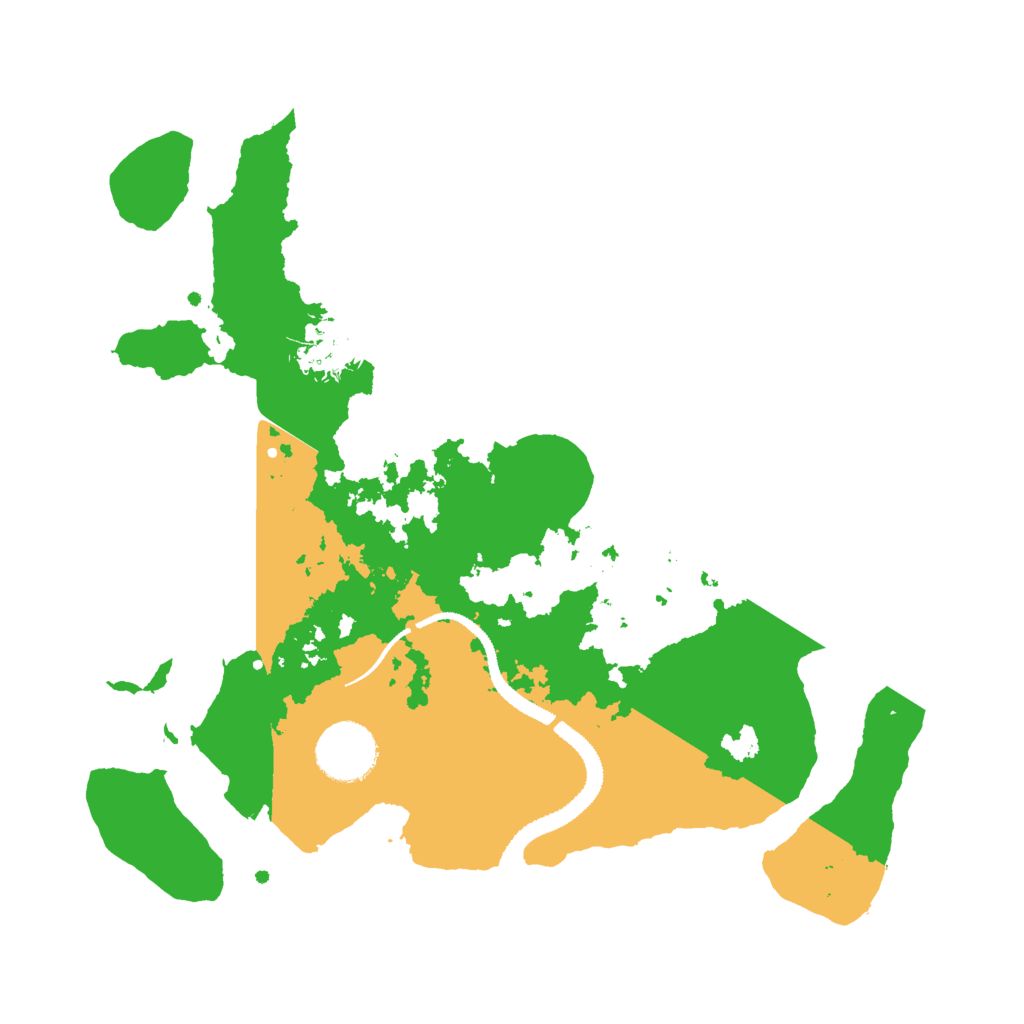 Biome Rust Map: Procedural Map, Size: 3000, Seed: 221575156