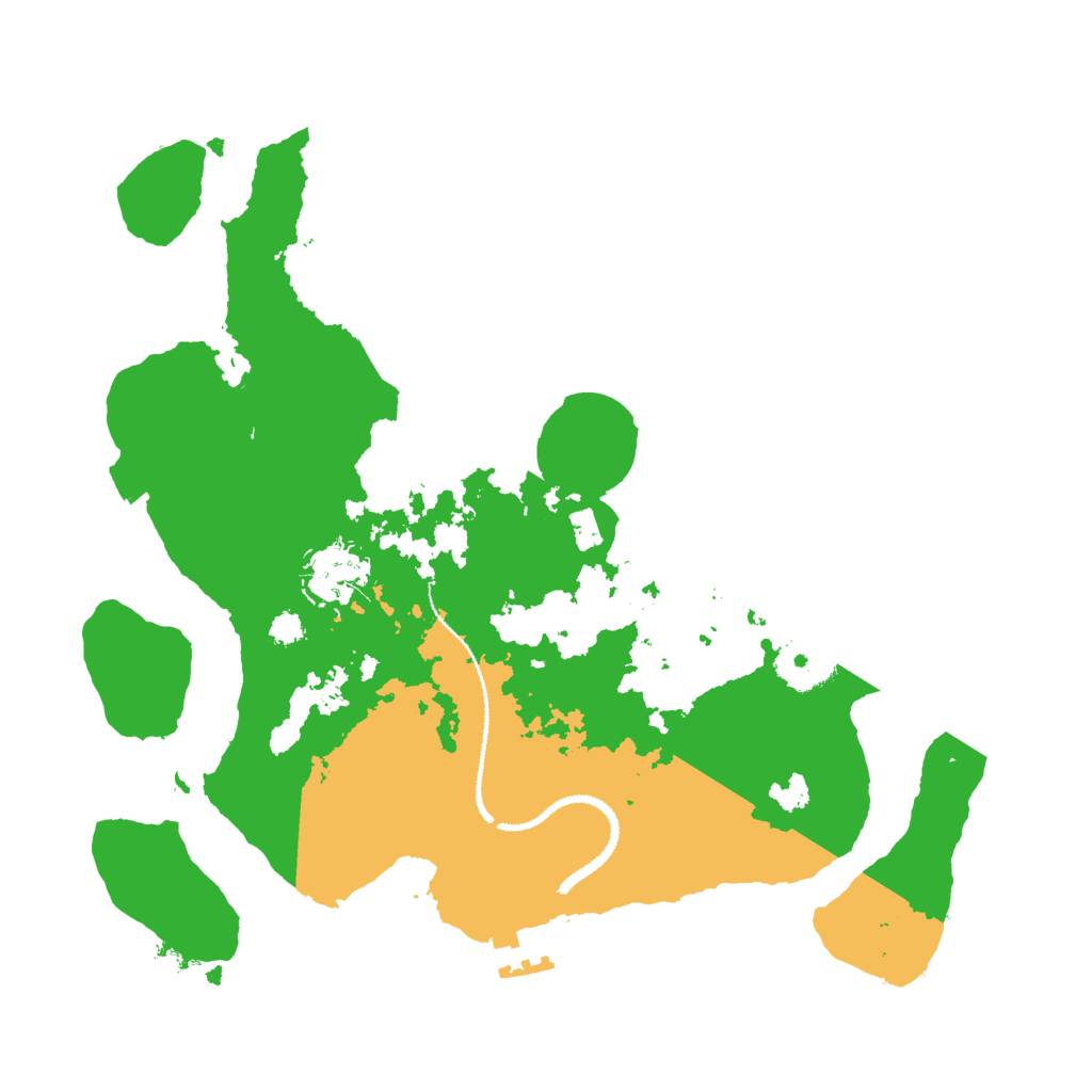 Biome Rust Map: Procedural Map, Size: 3000, Seed: 221575156