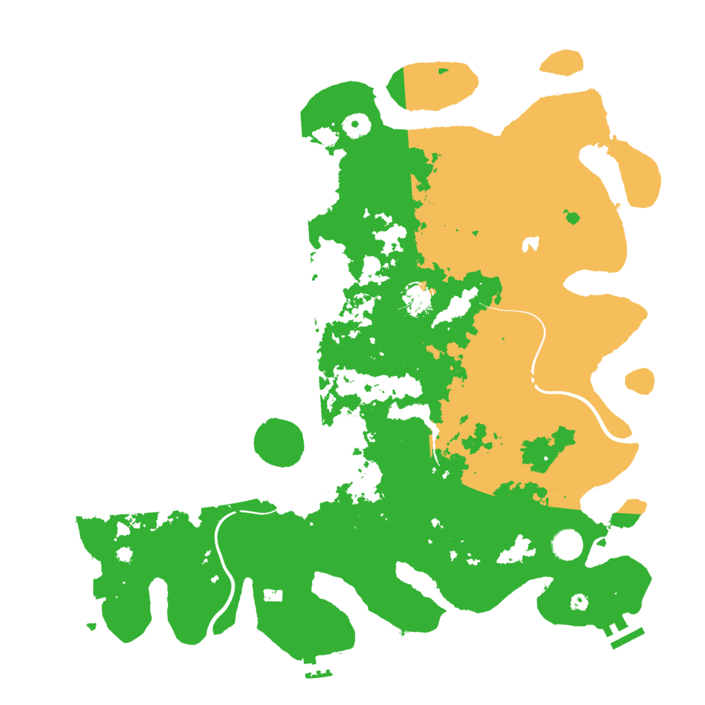 Biome Rust Map: Procedural Map, Size: 4000, Seed: 4581591