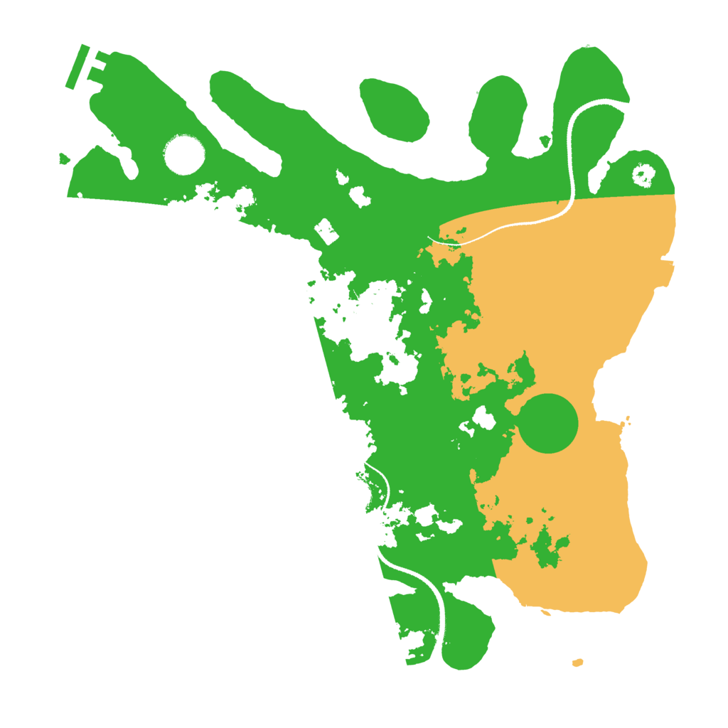 Biome Rust Map: Procedural Map, Size: 3200, Seed: 742384