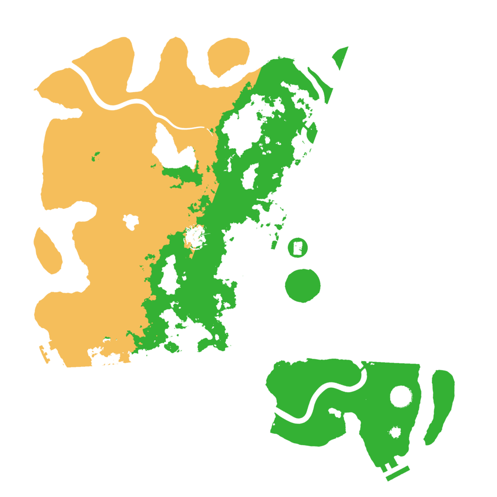 Biome Rust Map: Procedural Map, Size: 4000, Seed: 1265110109