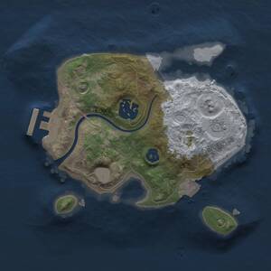 Thumbnail Rust Map: Procedural Map, Size: 2000, Seed: 917392282, 4 Monuments