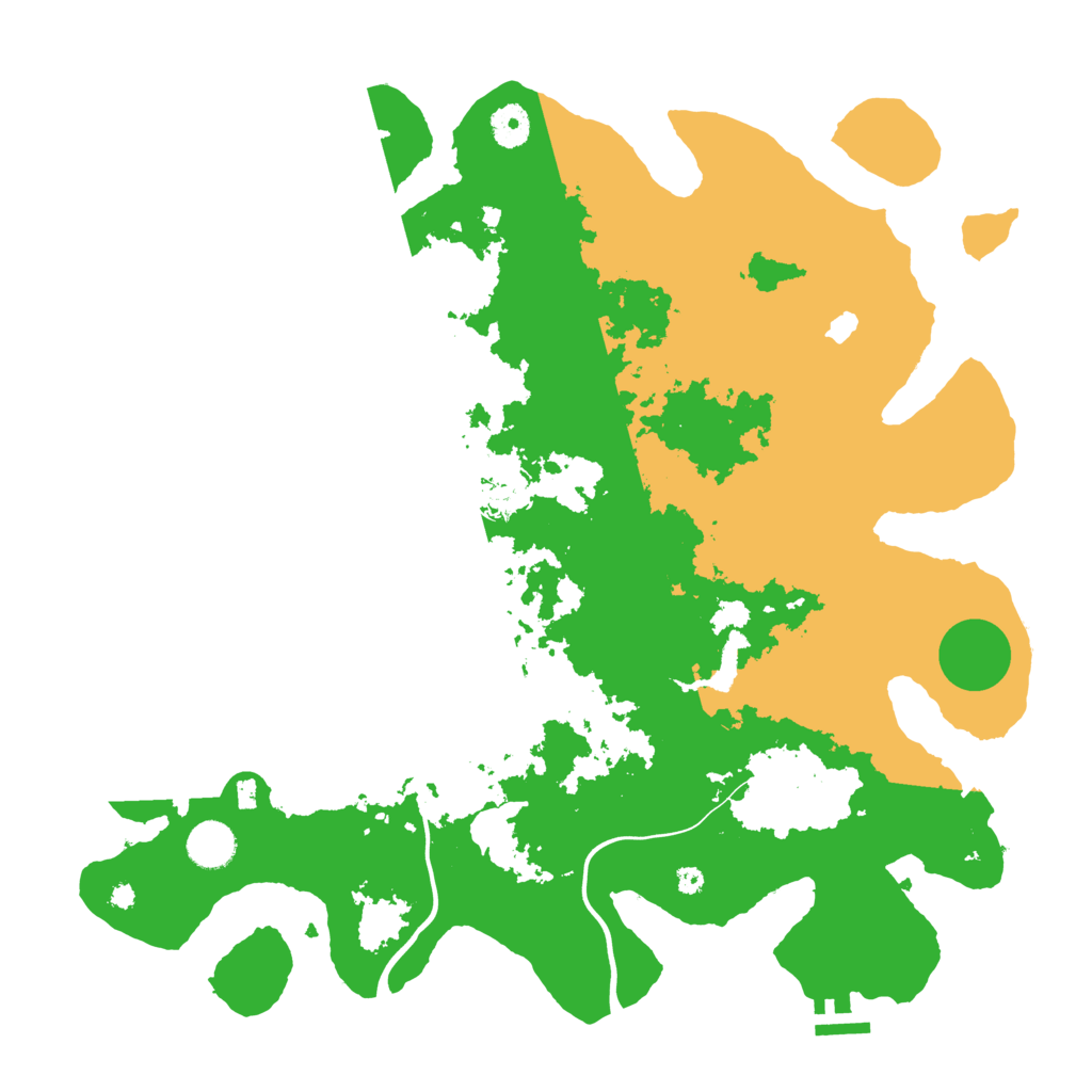 Biome Rust Map: Procedural Map, Size: 4000, Seed: 15731