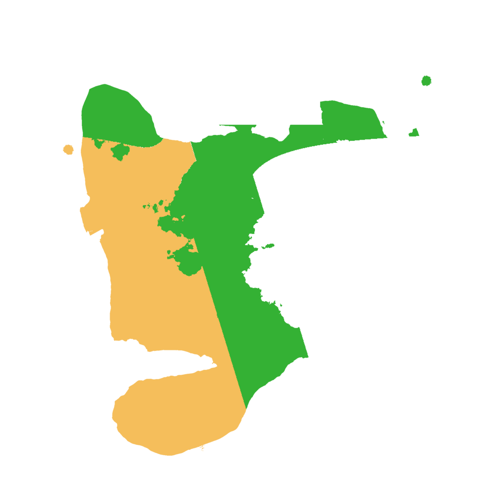 Biome Rust Map: Procedural Map, Size: 2000, Seed: 8498489