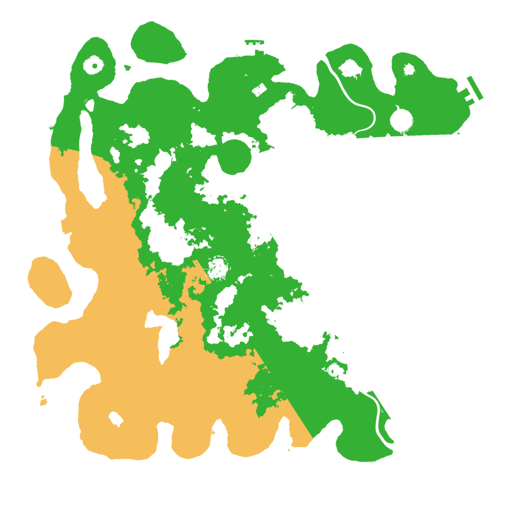 Biome Rust Map: Procedural Map, Size: 4000, Seed: 1205857869