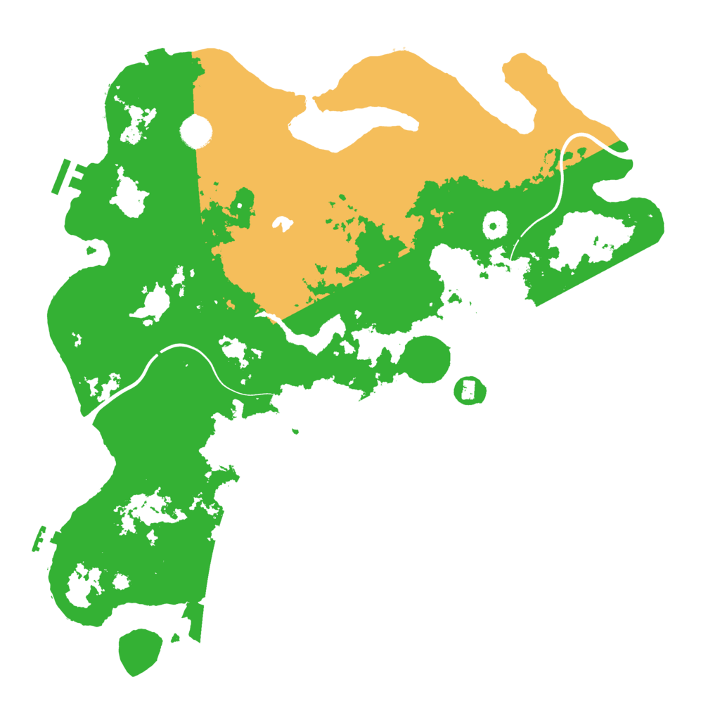 Biome Rust Map: Procedural Map, Size: 4000, Seed: 481981